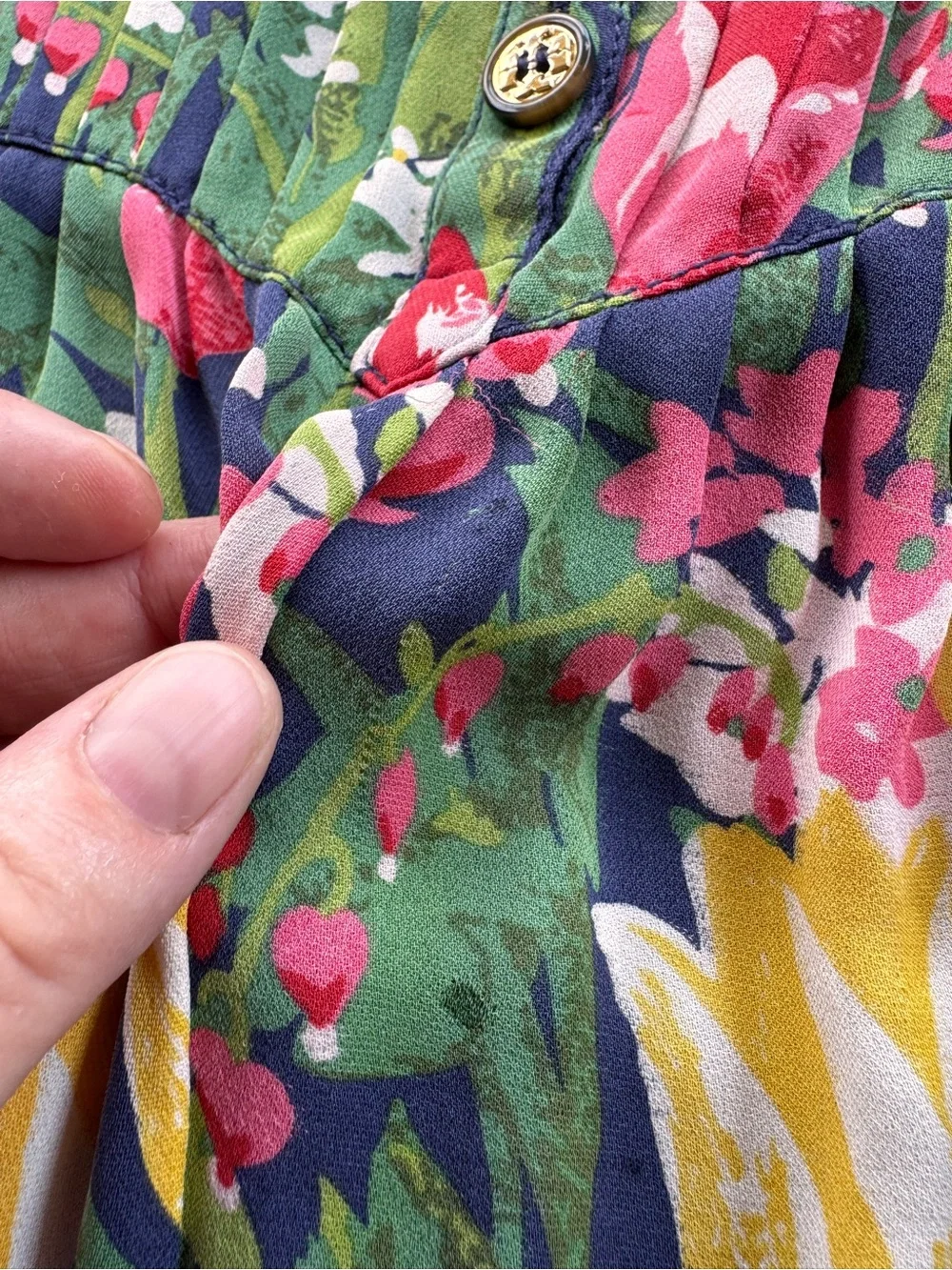 Tory Burch Spring 2010 Runway Floral Silk Dress Size 4 Archive